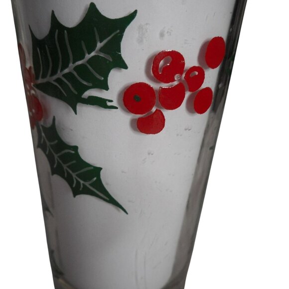 MCM Peanut Butter Drinking Juice Glass Tumbler Holly Estate find 5" #10 - Picture 4 of 5